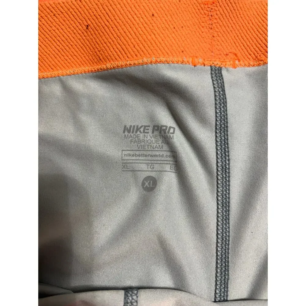 Nike Pro Bash Compression Shorts Women's Size XL Gray Athletic Bike Active
